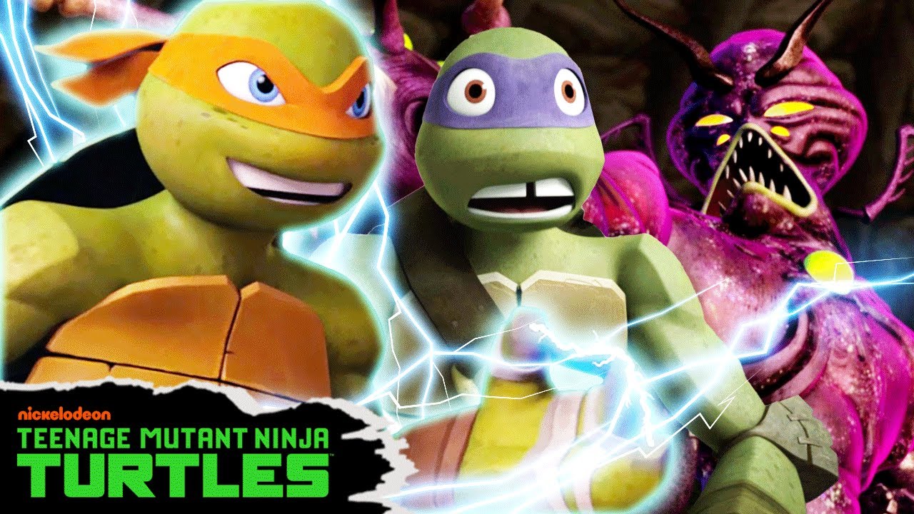 Ninja Turtles Electrifying BATTLE! ⚡️ | "When Worlds Collide, Part 2" Full Scene | TMNT