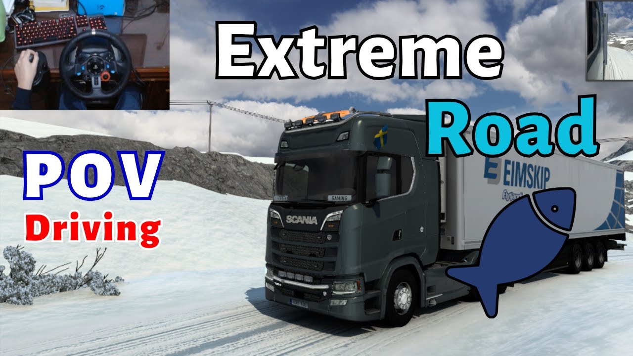 ETS2 ProMods - Iceland Extreme Road (Norðurfjörður) | Logitech G29 Gameplay
