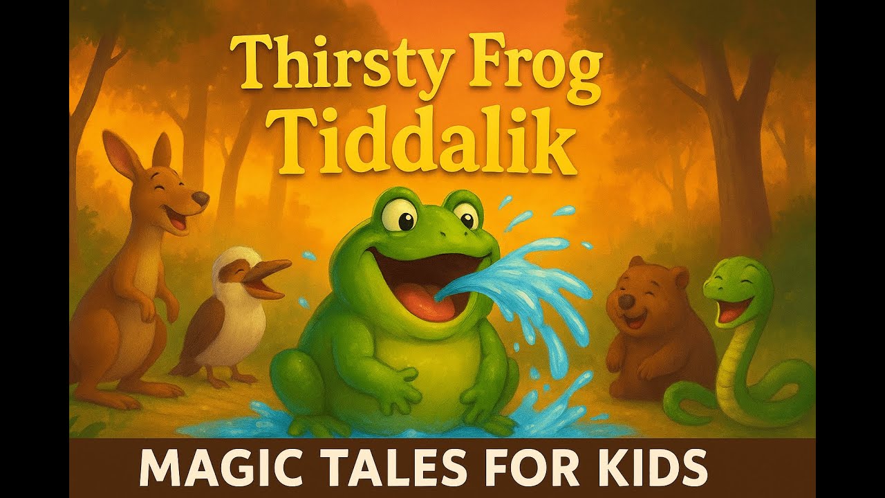 Thirsty Frog Tiddalik | Magical Bedtime Story for Kids | Magic Tales for Kids