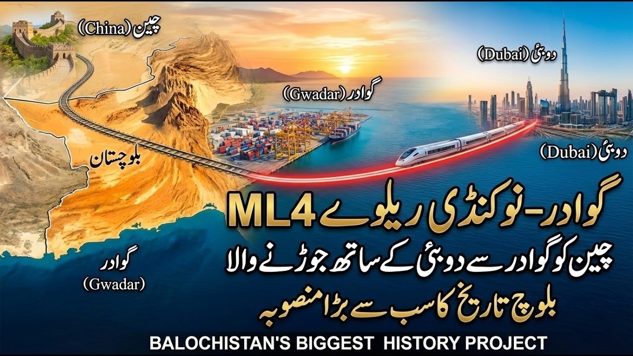 Gwadar to Nokkundi ML-4 Railway: Pakistan&rsquo;s Game-Changing Mega Project | 94 News