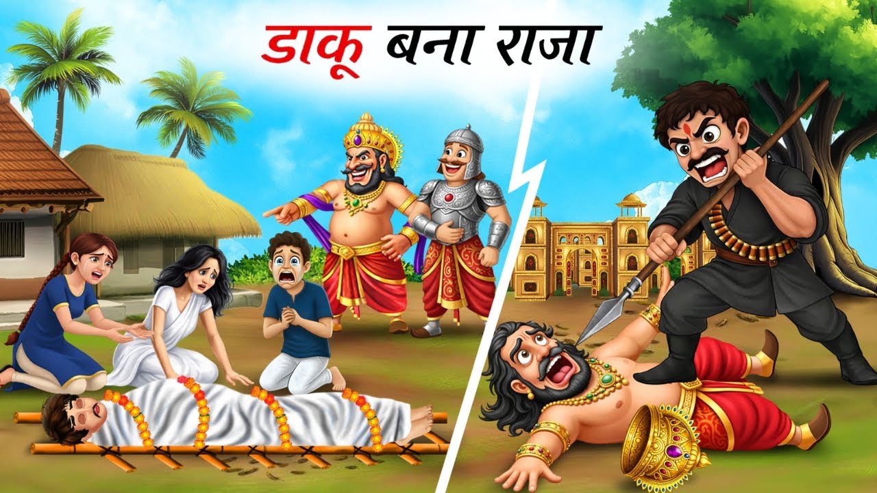 डाकू बना राजा | राजा का ज़ुल्म | डाकू का बदला | HINDI KAHANI | HINDI MORAL KAHANI | KAHANIYA