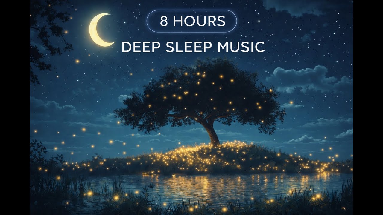 Deep Sleep Music – Let Go of Stress ★ Deep Night Calm (8 Hours)