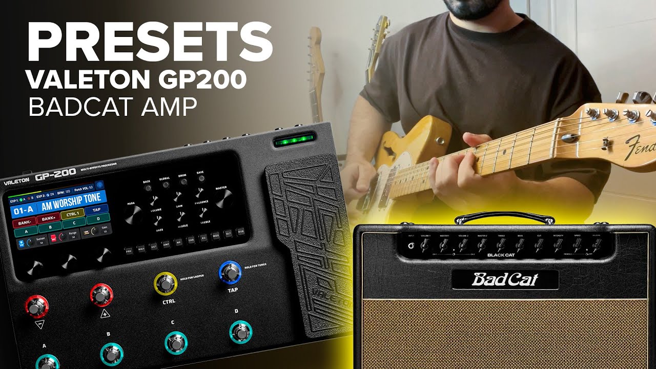 PRESETS VALETON GP200 // BADCAT // WORSHIP TONE