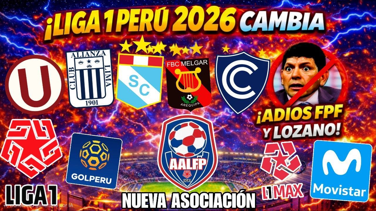 ⚠️ BOMBAZO TOTAL en 2026 😱 As&iacute; ser&aacute; la NUEVA LIGA 1 del f&uacute;tbol 🇵🇪⚽