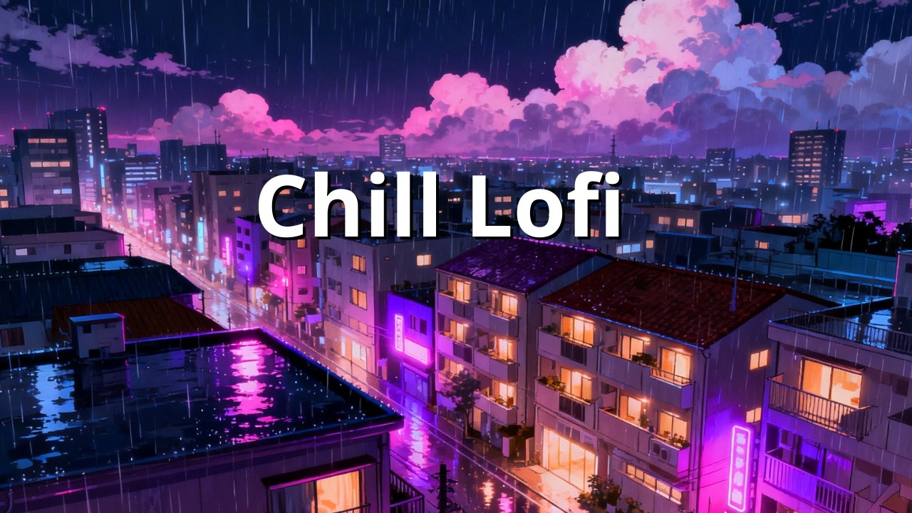 Late Night Tokyo 🌧️ Deep Focus Lofi | 集中タイム