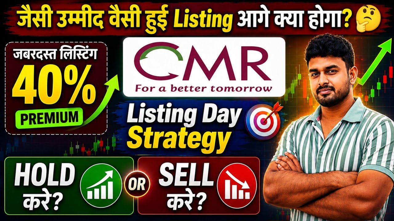 CMR Green Technologies IPO | CMR Green IPO Listing Day Strategy | Buy, Hold, or Sell? What to do?