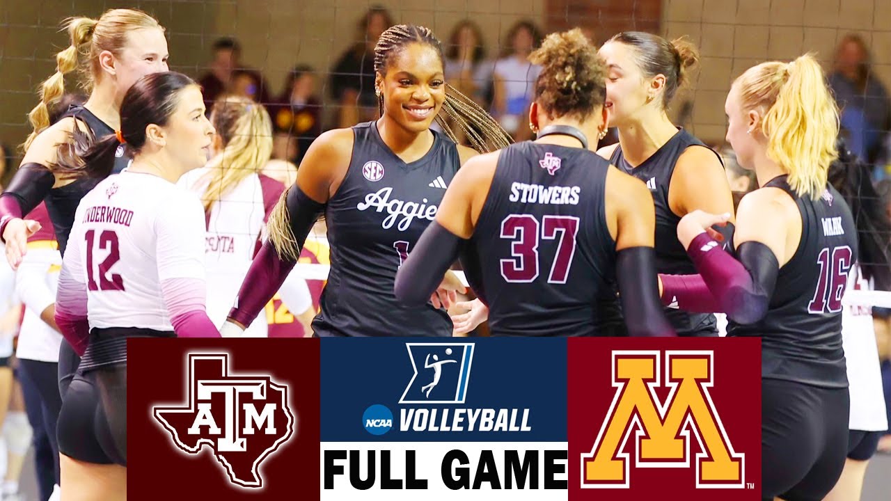 Texas A&M vs Minnesota Womens' College Volleyball Full Game | NCAA Volleyball 2025
