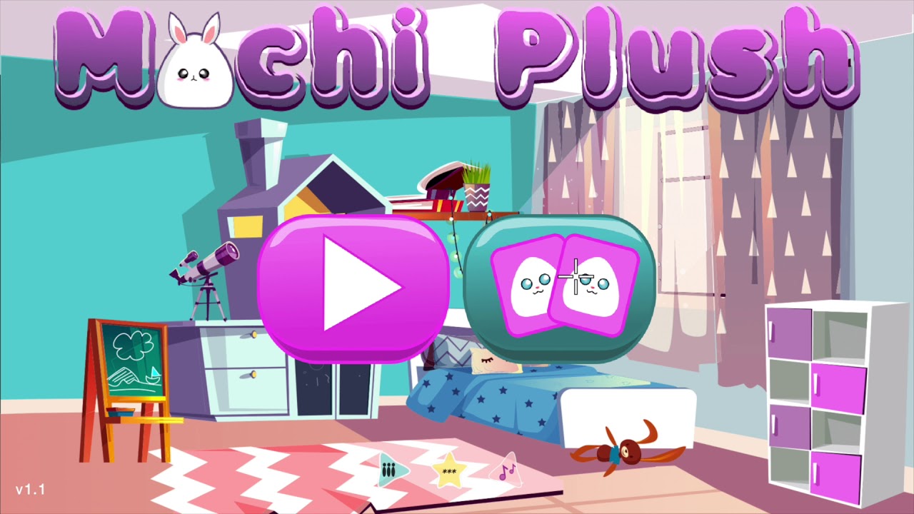 Cute mobile game android, iOS- Dress up Mochi Plush Kawaii