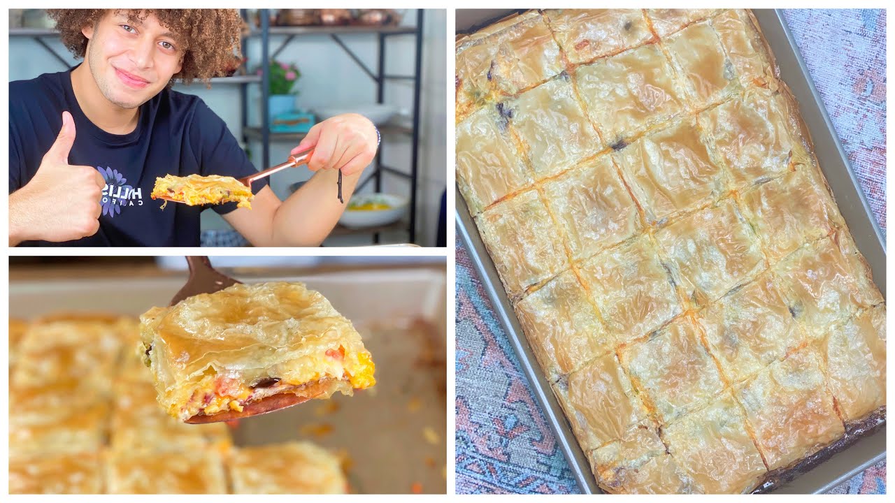احلي فطير بالجلاش والبسطرمة ومشكل جبن ، طري من جوة ومقرمش ومتحمر من برة 😋