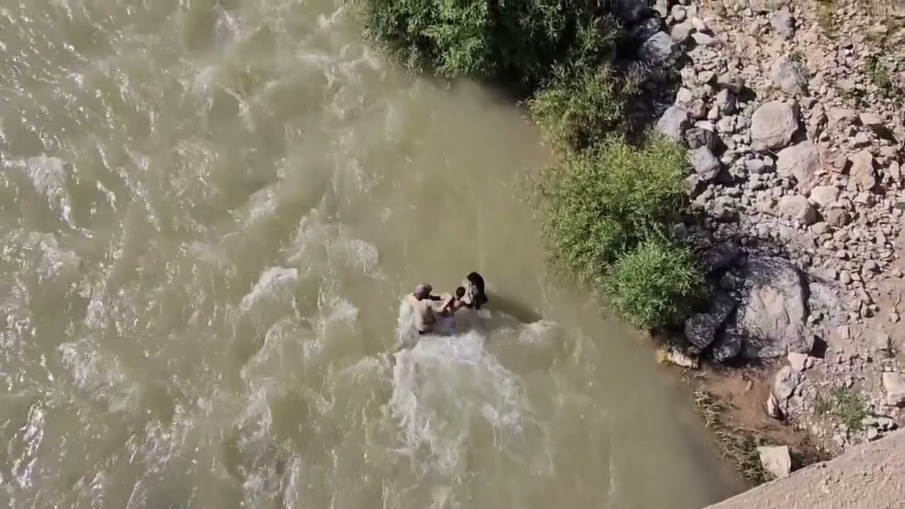 Rescued from drowning in the Karun River