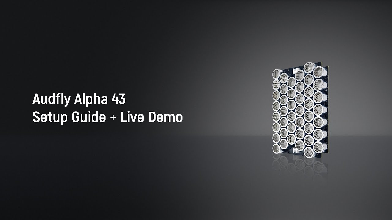 Audfly Alpha 43 Directional Sound Module Demo & Setup Gudie