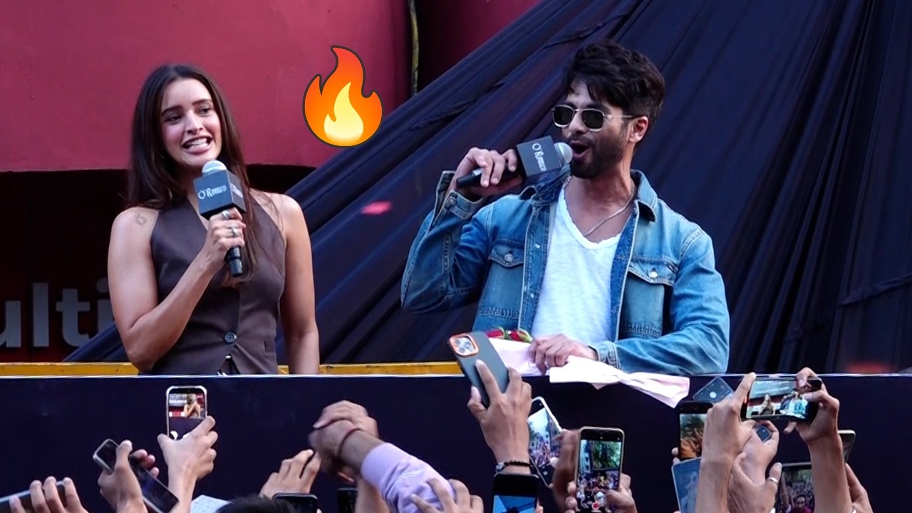 Shahid Kapoor And Tripti Dimri Spotted At The Gaiety Galaxy To Promote Upcoming Film O Romeo 😍