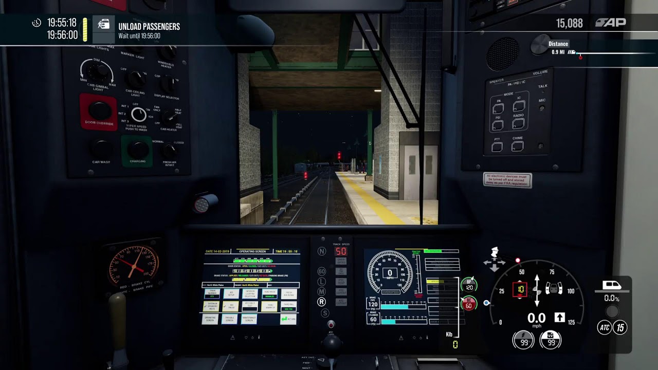 TSW 5 Operating Metro North M7A #373 Express Train From Grand Central Terminal To North White Plains