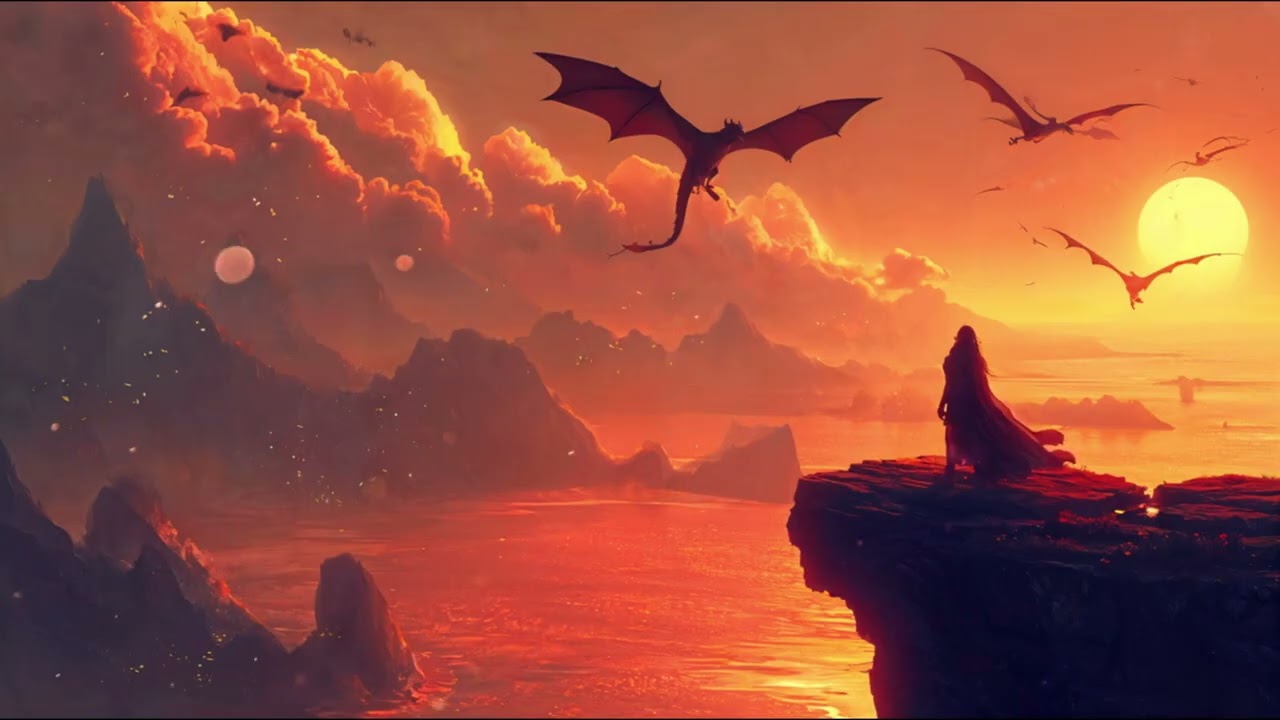 Epic Medieval Fantasy Music for Focus, Calm & Inner Peace | Dragon Flight Contemplation