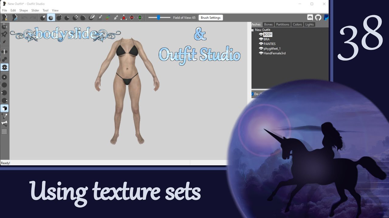 Outfit Studio 38: Using Texture Sets