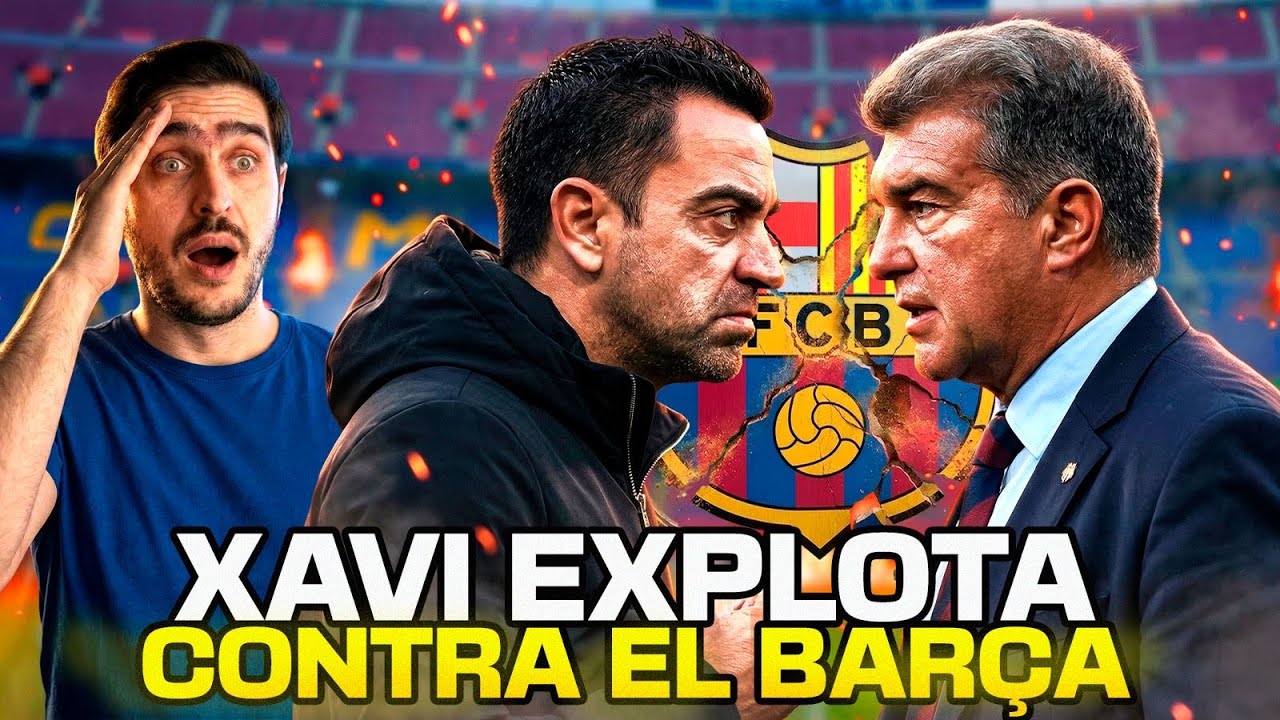 XAVI ROMPE SILENCIO CONTRA LAPORTA