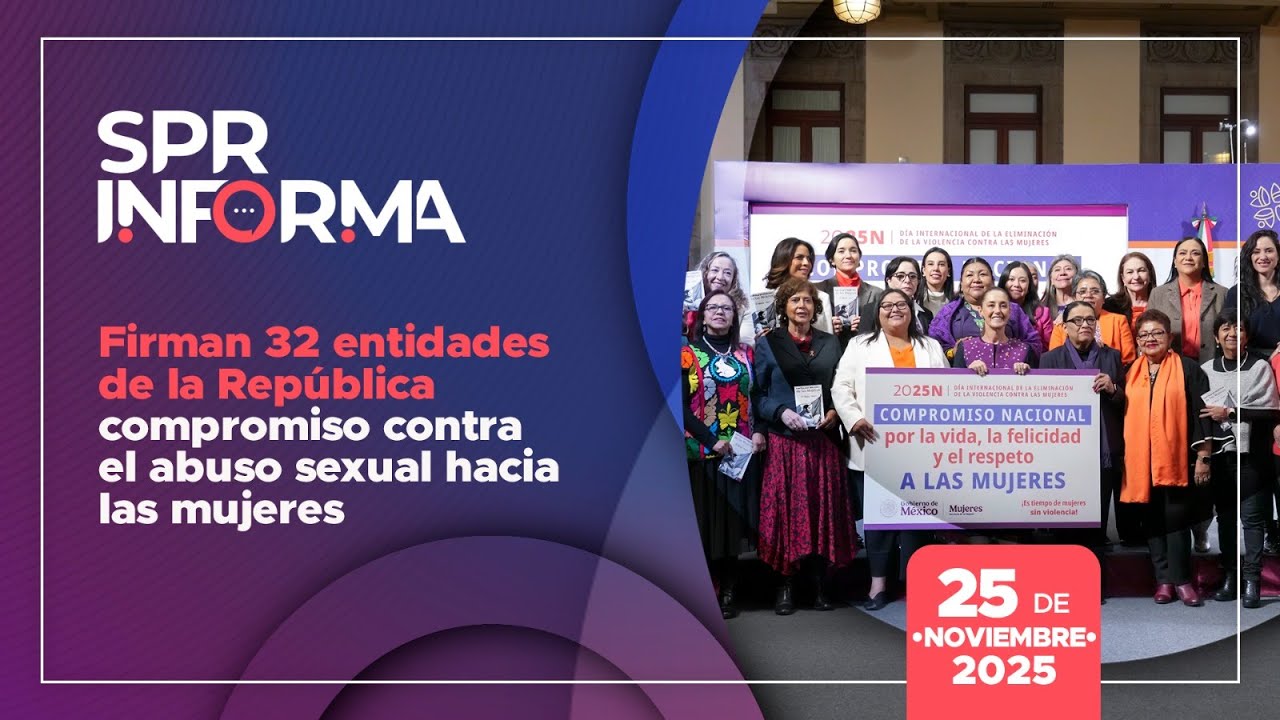 SPRInforma: Firman 32 entidades de la Rep&uacute;blica compromiso contra el abuso sexual hacia las mujeres
