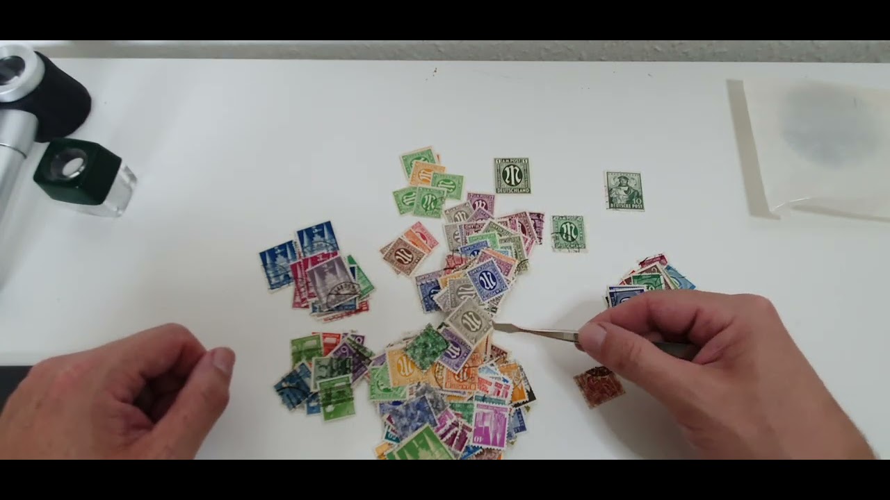 Allied occupation of Germany postage stamps