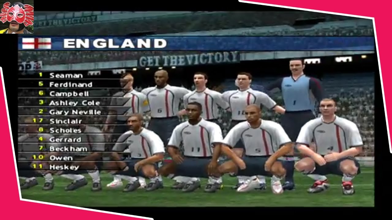 Pro Evolution Soccer 2 (PS2) England Vs Germany