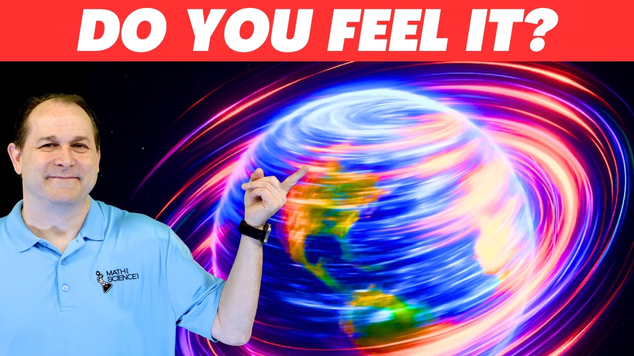 Why don't we FEEL the Earth Spinning @ 1,000 mph?
