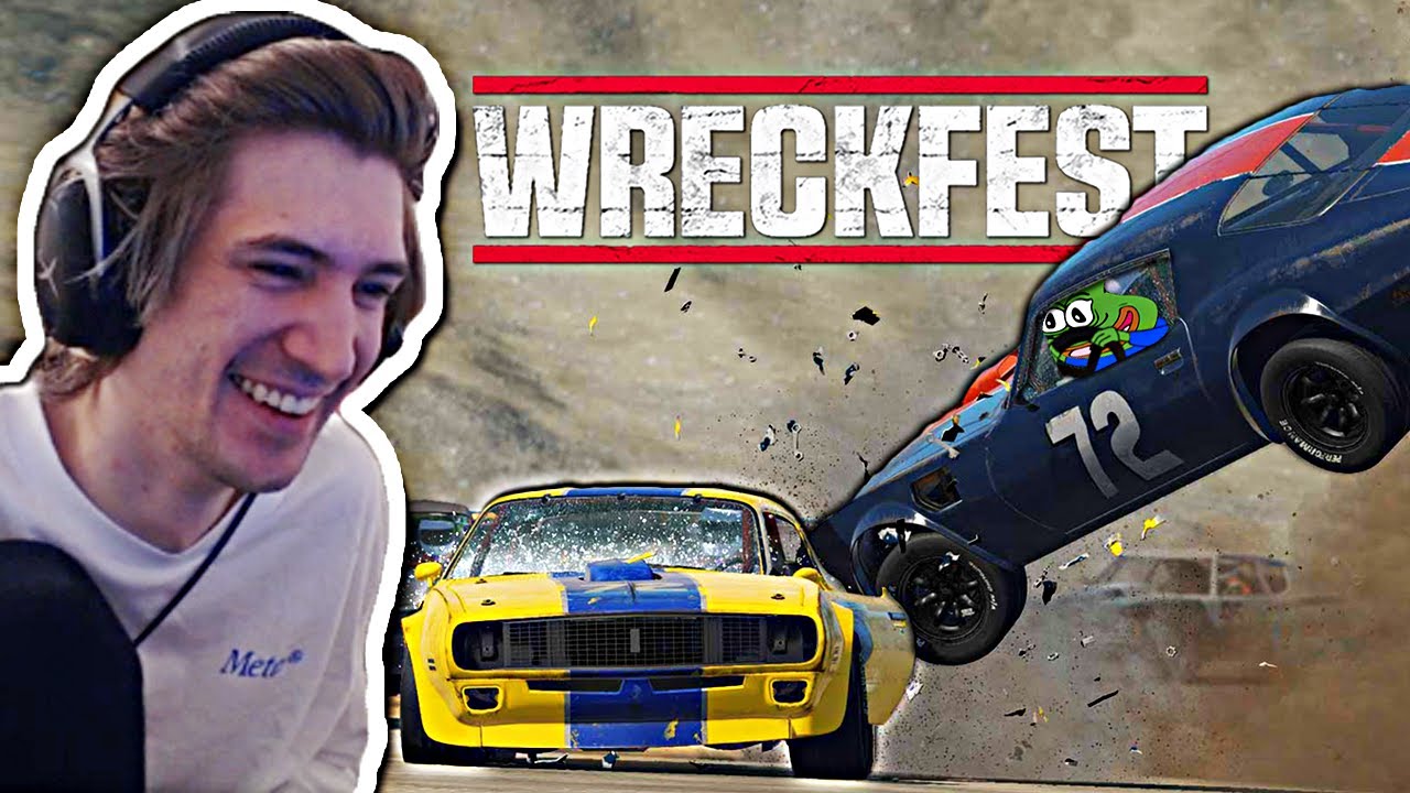 LAWNMOWER LENGYEL IS BACK! - xQc Plays Wreckfest with Stream Snipers
