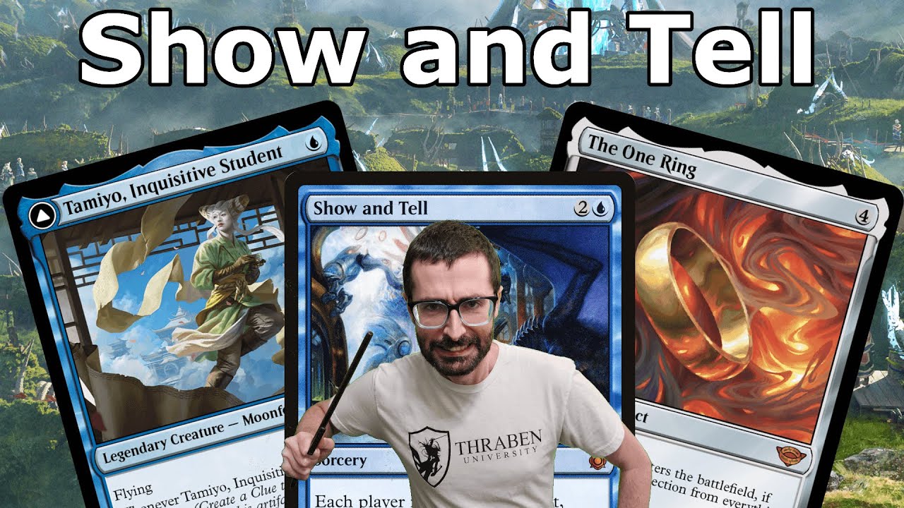 PLAYING ALL THE BANNABLE CARDS!  Tamiyo Ring Show and Tell Legacy MTG