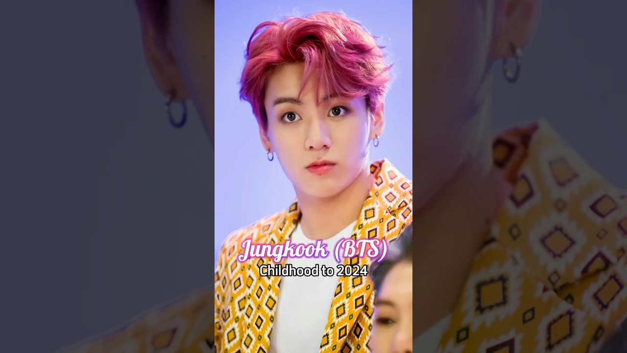Jungkook (BTS) evolution from childhood to 2024