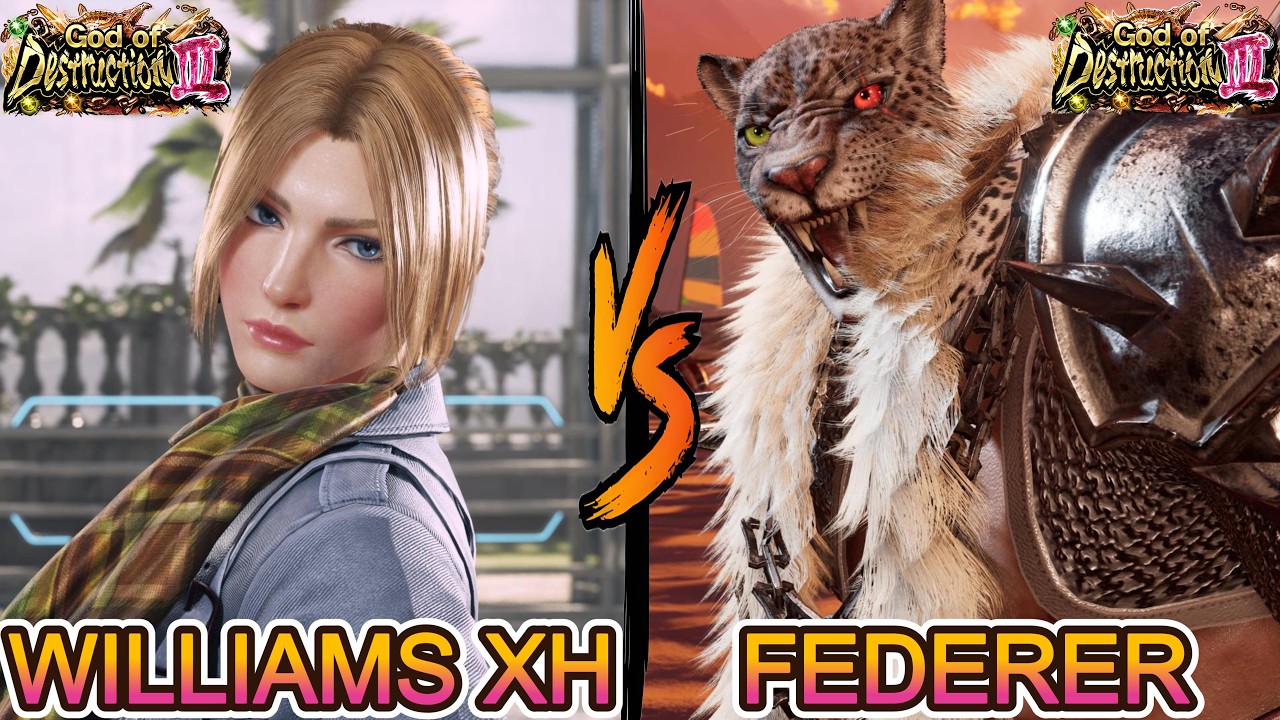Williams XH (Nina) vs Federer (Armor King) | Tekken 8 – high level gameplay