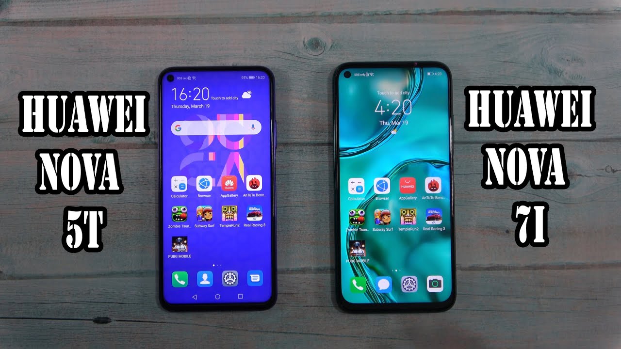 Huawei nova 5T vs Huawei nova 7i | SpeedTest and Camera comparison