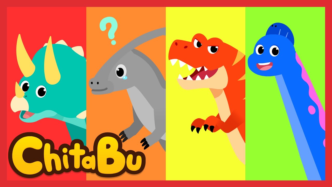 🎨🦖Die Dinosaurierfarben sind verschwunden 🦖🎨 | Mach mit❗| Beliebte Kinderliedersammlung | #Chitabu