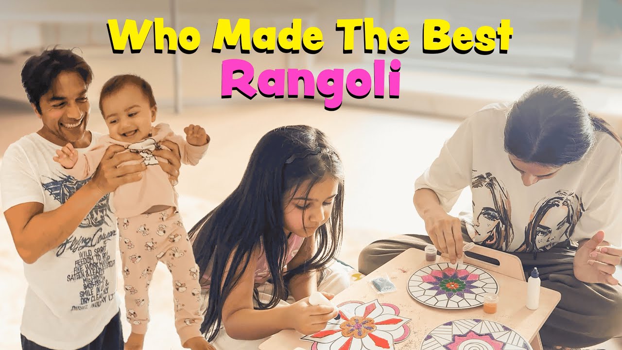 Who Made the Best Rangoli? Family Faceoff Begins | Smriti Khanna | Gautam Gupta | Mr and Mrs GG
