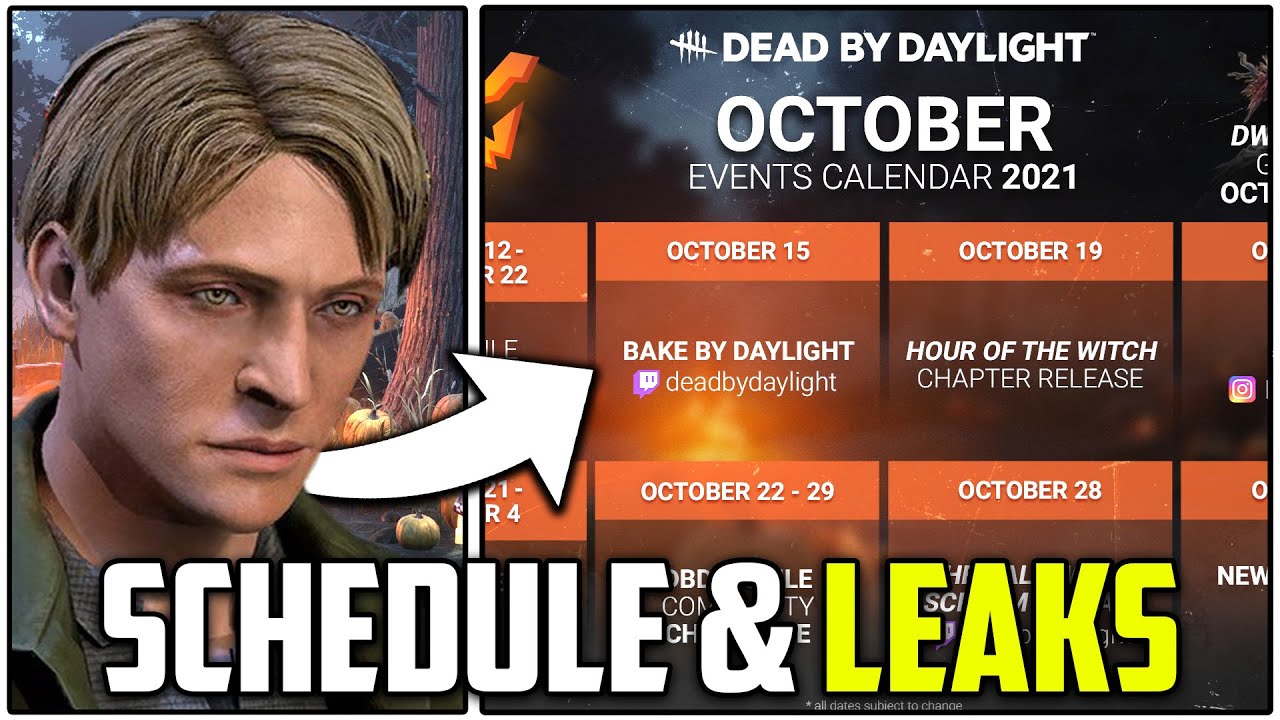 JAMES SUNDERLAND AUDIO & EVENT TOME CHALLENGES LEAKED! +October Release Schedule! - Dead by Daylight