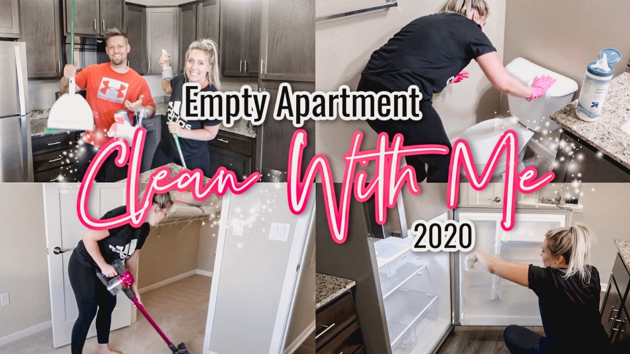 *NEW* EMPTY APARTMENT CLEAN WITH ME 2020 | Before we move in cleaning routine | Cleaning Motivation