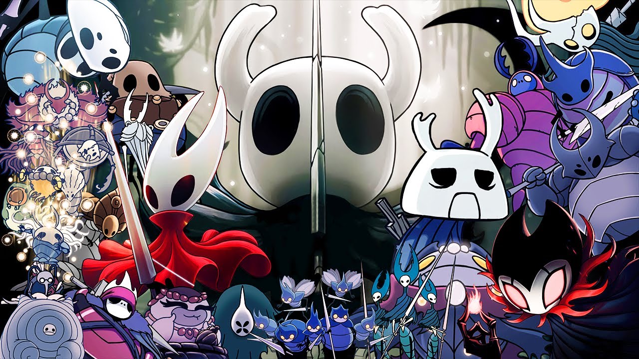 HOLLOW KNIGHT All Bosses / Boss Fights + Ending 4K 60FPS UHD
