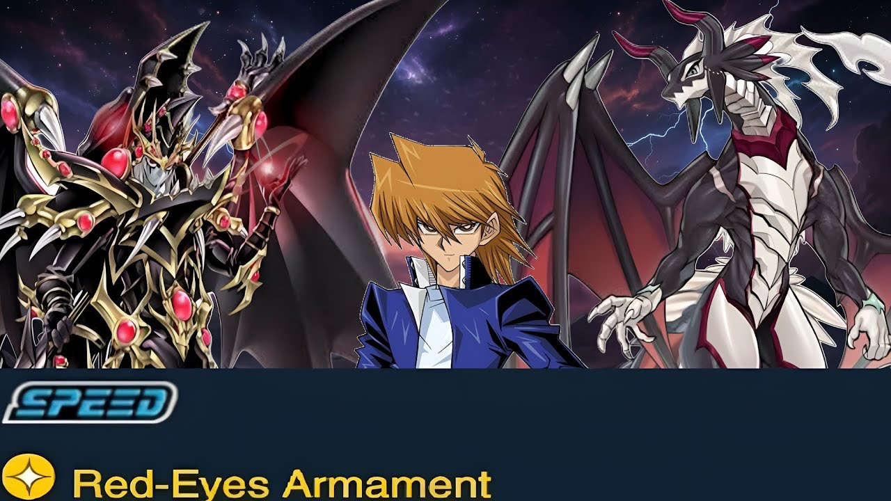 Red-eyes +2 omni negates With Dragon maid | Duel links new skill Red-eyes Armament
