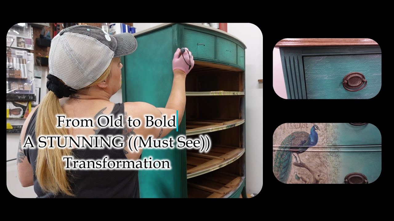 From Old to Bold ♥ A MUST SEE Decoupage Transformation ♥