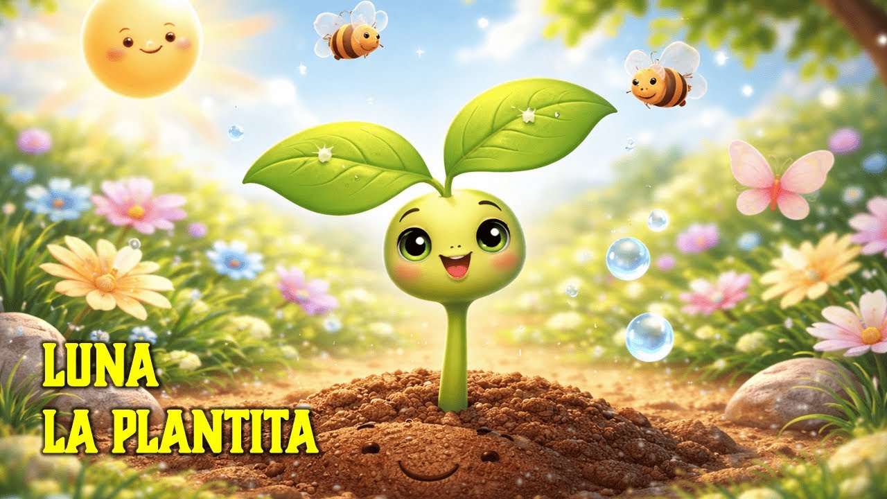 Luna la plantita 🌱 | Cuento Infantil Animado sobre Crecer con Paciencia