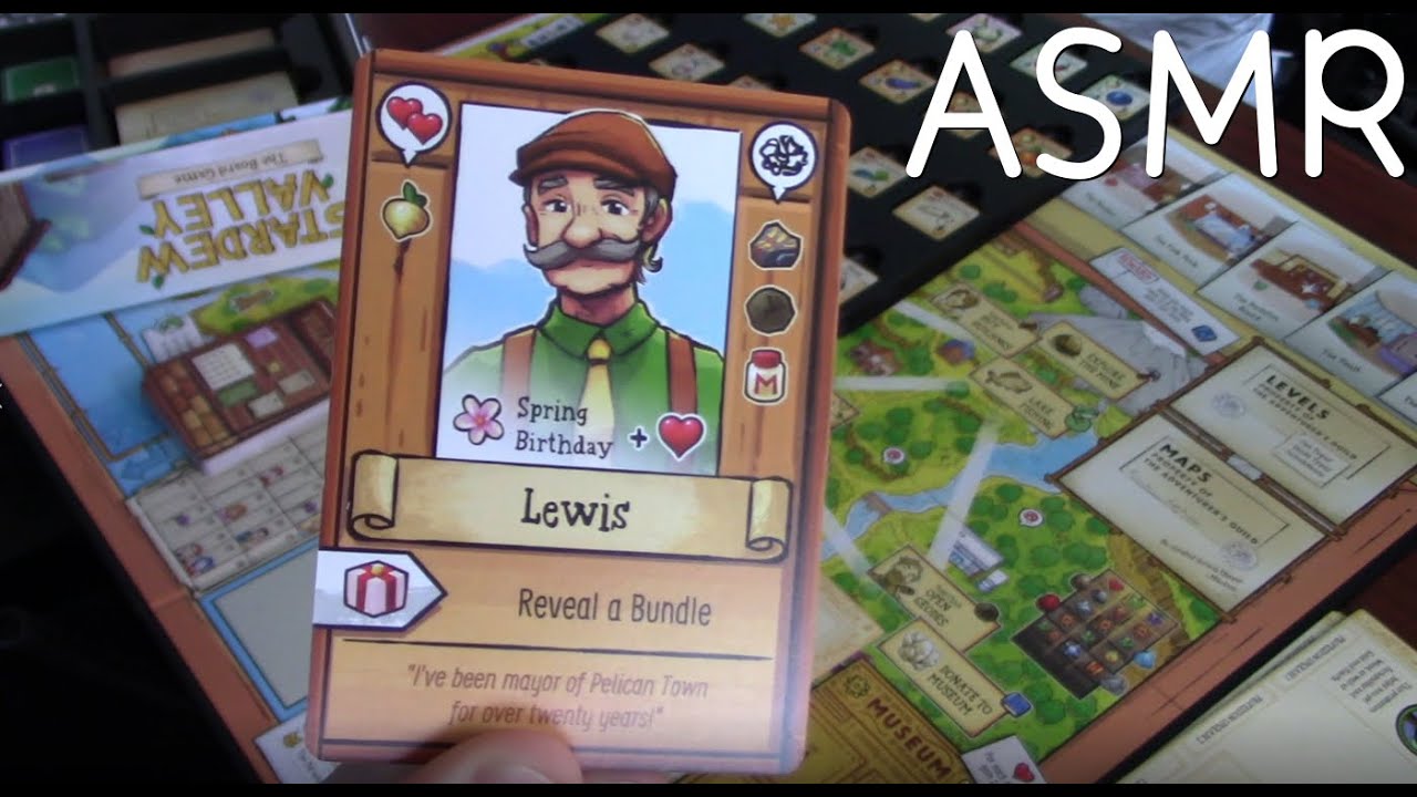 ASMR - Stardew Valley Board Game Finally Arrived! - Is It Any Good?