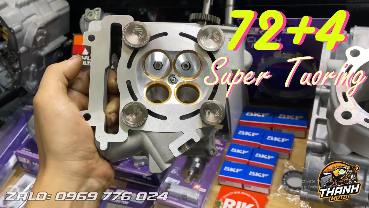 Exciter 72+4 dàn hơi 