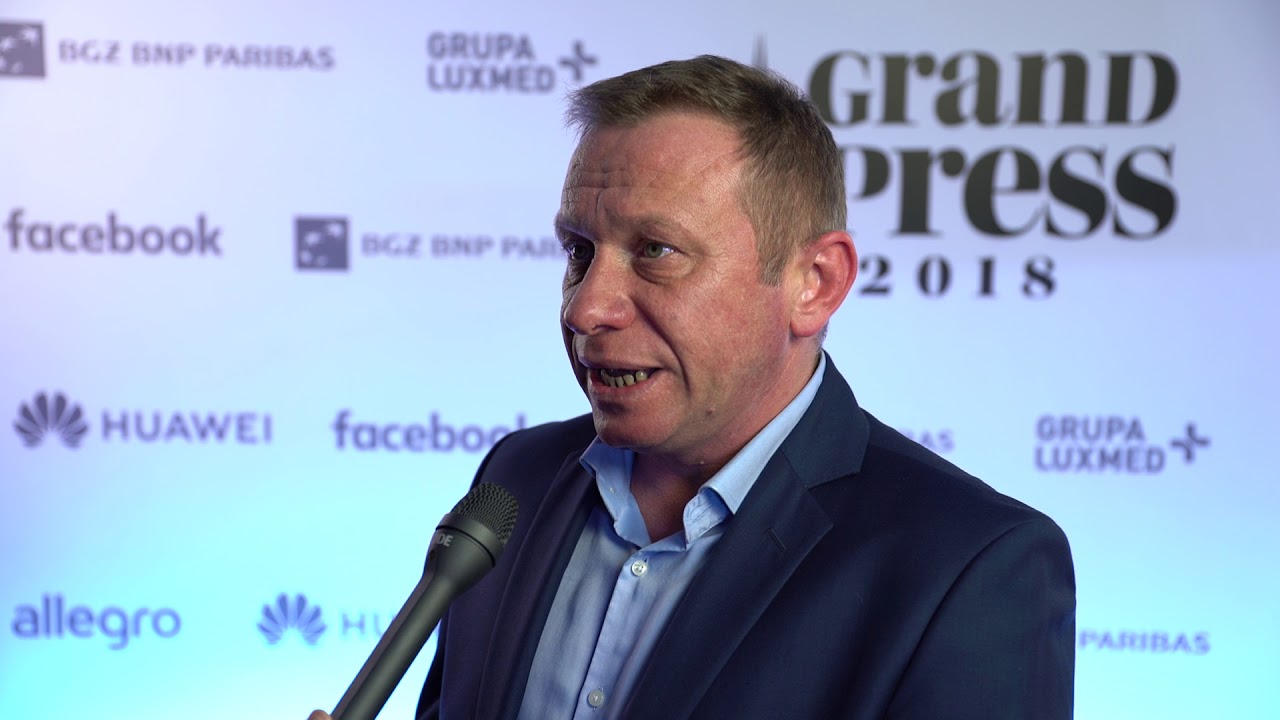 Grzegorz Głuszak - laureat Grand Press 2018 w kategorii Reportaz telewizyjny/wideo