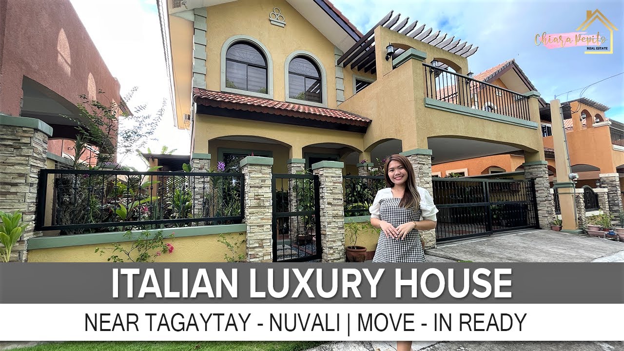 FULLY FURNISHED ITALIAN HOME IN NUVALI - TAGAYTAY MOVE IN READY
