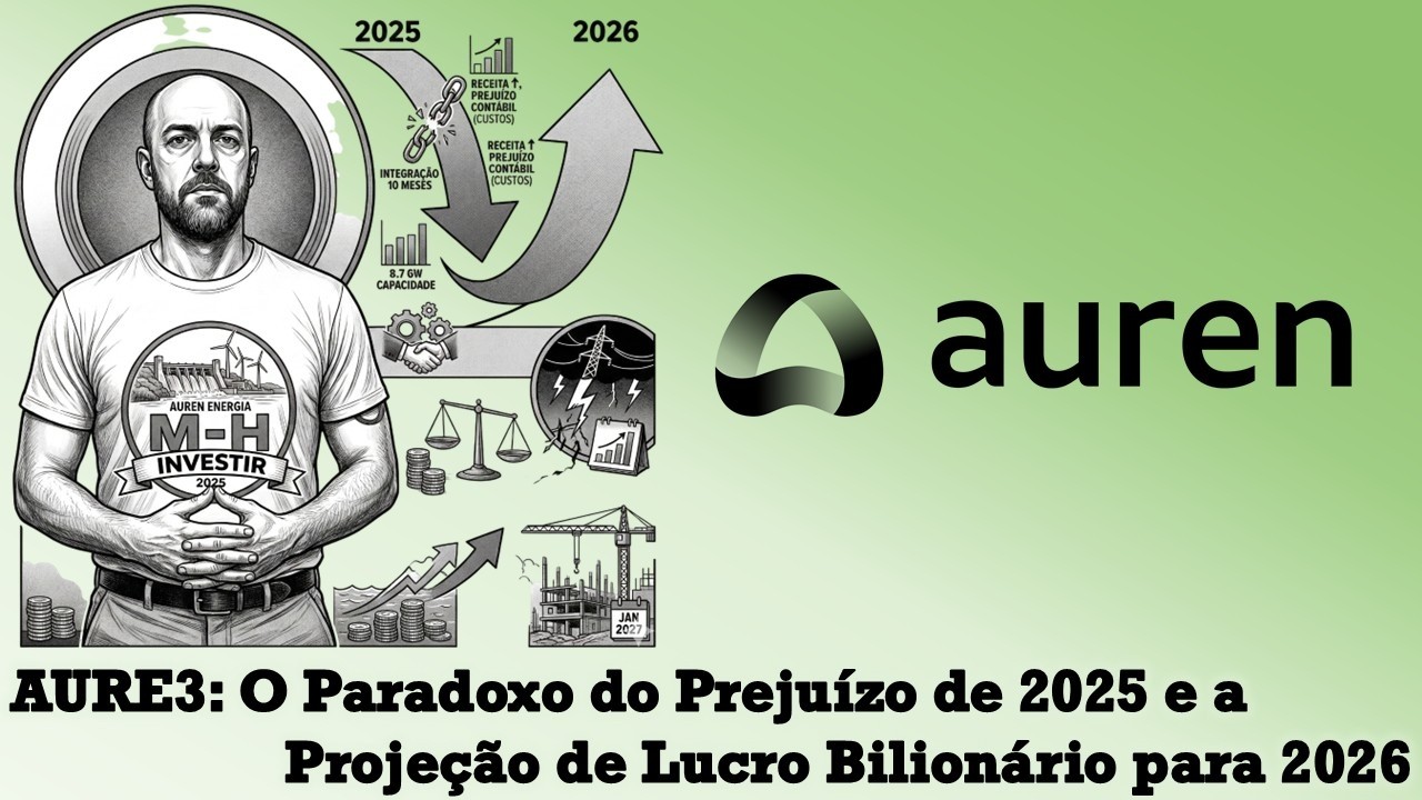 AURE3: O Paradoxo do Preju&iacute;zo de 2025 e a Proje&ccedil;&atilde;o de Lucro Bilion&aacute;rio para 2026