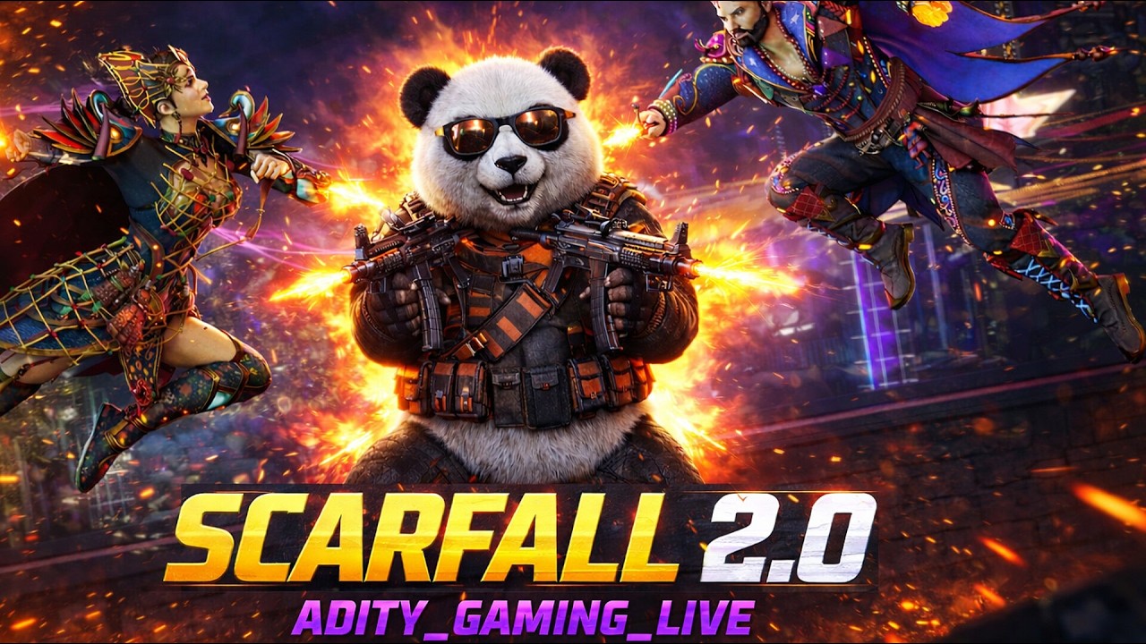 NEW SEASON AYA TOH NEW GRIND START ( SCARFALL 2.0 LIVE. AND PUBG PC , ETC) SAMRATH TOH JANA HI HAI