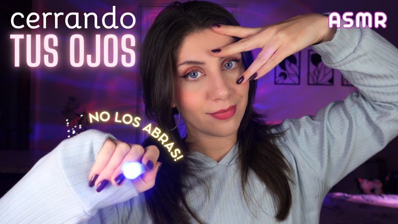 ASMR • Pero CERRANDO tus OJOS y Siguiendo mis Instrucciones