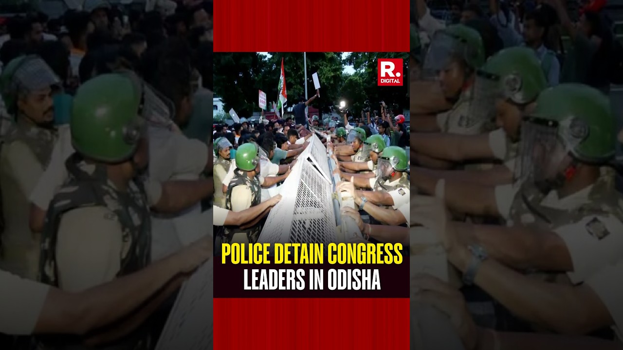 Odisha Textbook Row: Congress Protesters Detained Demanding Education Minister's Resignation