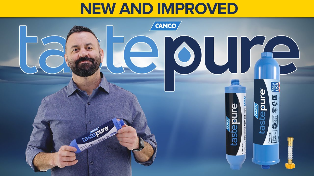 TASTEPURE - RV Water Filter w/ Flexible Hose Protector