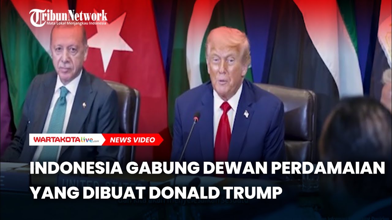 Indonesia Gabung Dewan Perdamaian yang Dibuat Donald Trump