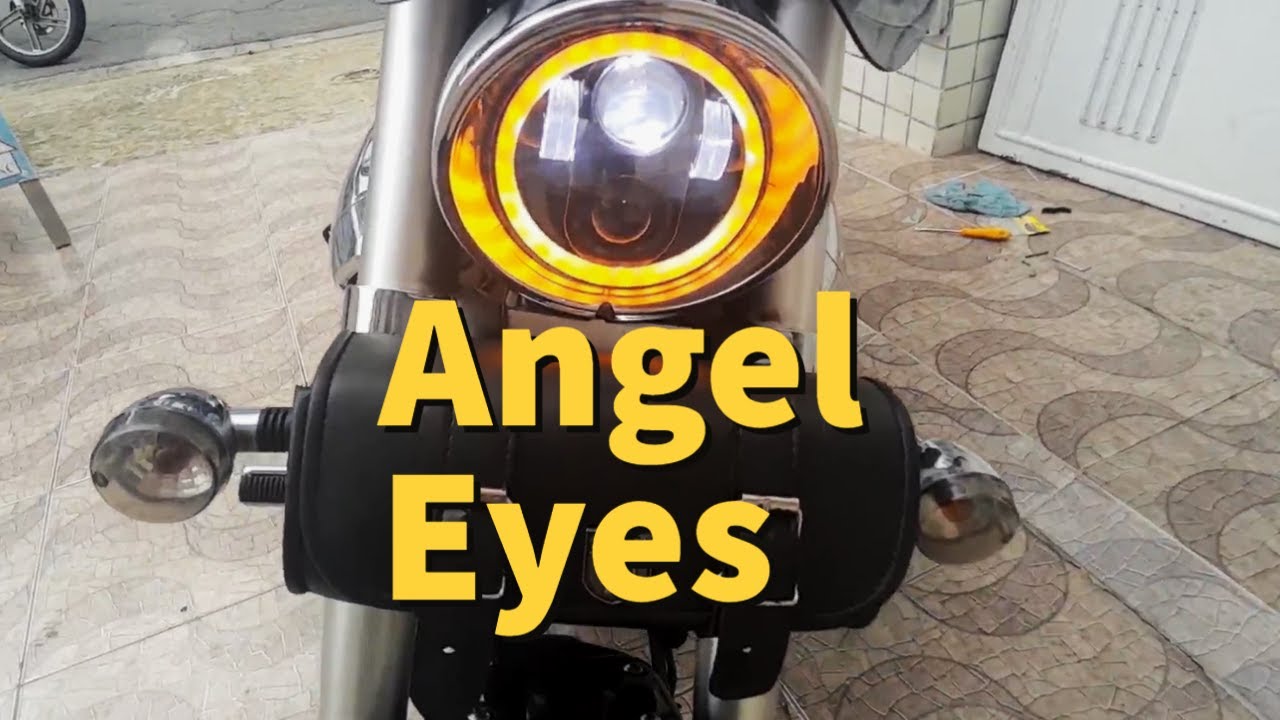Farol Angel Eyes na Mirage / Aquila/ Hyosung GV 650