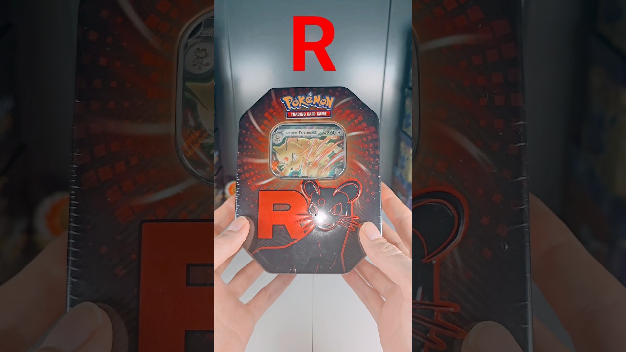 Team Rocket's ex Tin Opening!! #pokemon #pokemoncards #destinedrivals #journeytogether #packbattle