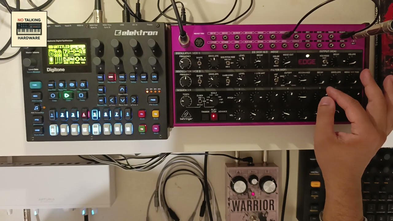 Sesión 8: Techno Berlin - Elektron Digitone,  Behringer Edge